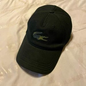 Black Lacoste Sport hat